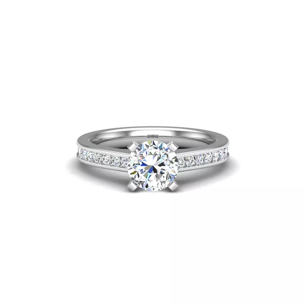 Lyra Channel Engagement Ring