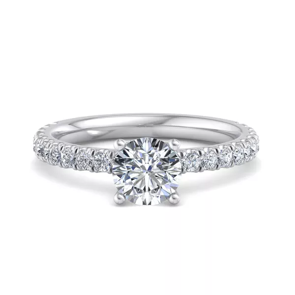Elliot Pave Engagement Ring