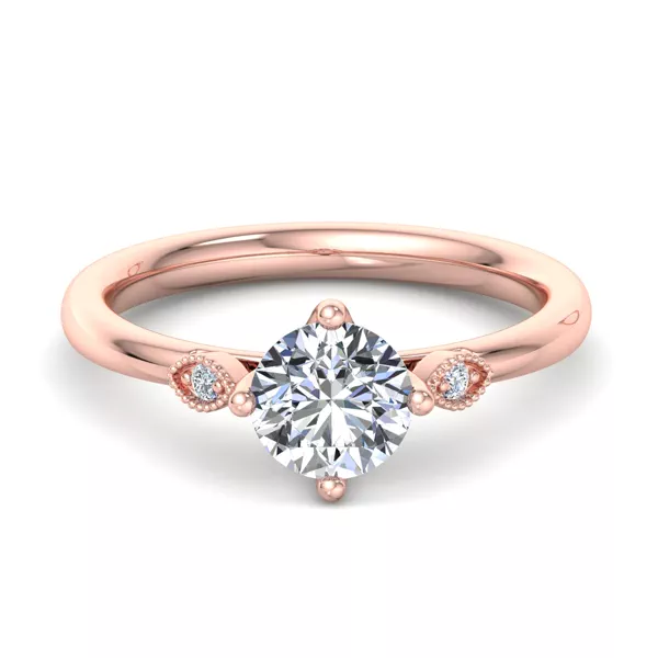 Jayleen U-Prong Three-Stone Engagement Ring