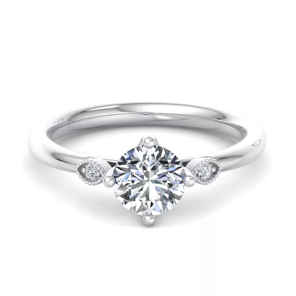 Jayleen U-Prong Three-Stone Engagement Ring
