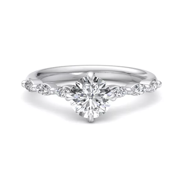 Mila Marquise Band Engagement Ring