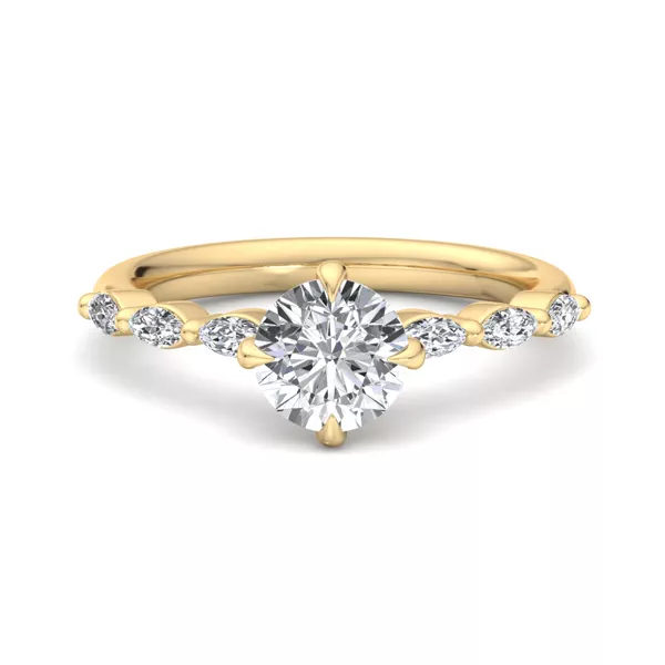 Mila Marquise Band Engagement Ring