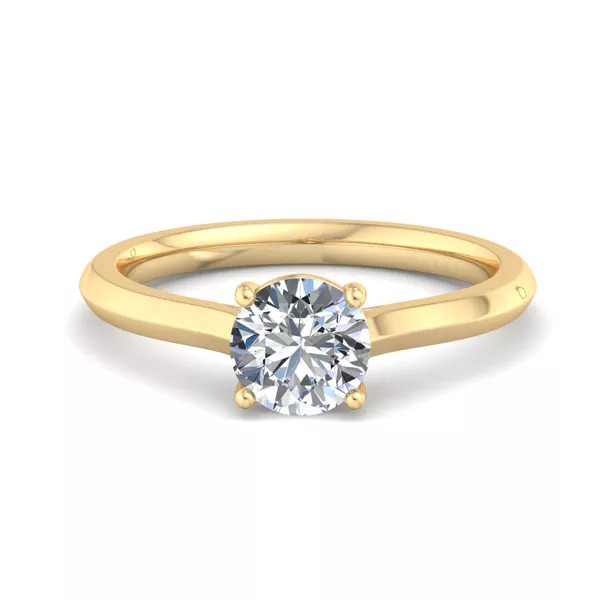 Ayesha 4 Prong East-West Solitaire Engagement Ring
