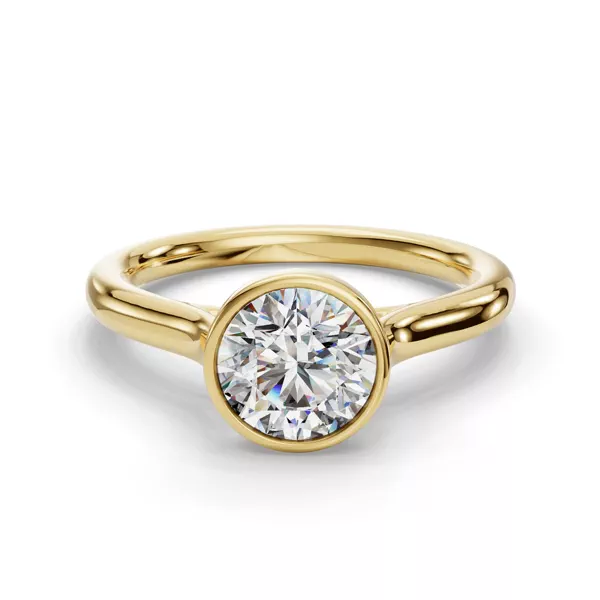 Emery Bezel Solitaire Ring