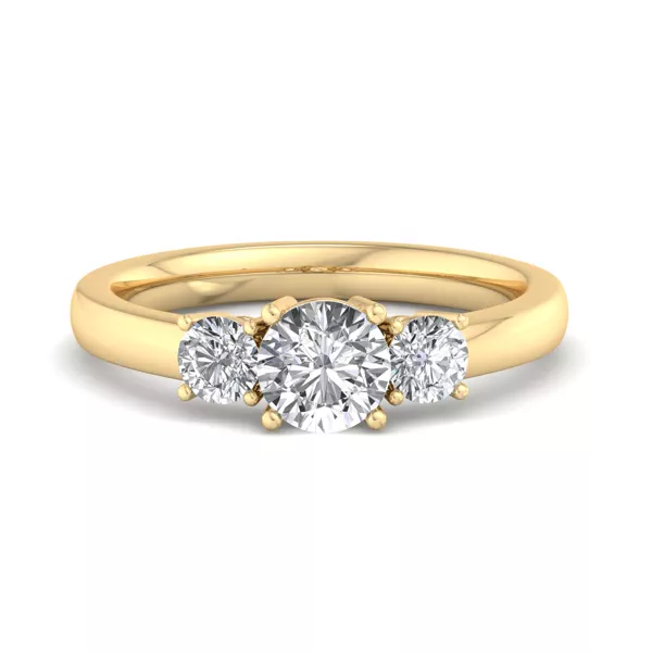Wynter Three Stone Engagement Ring