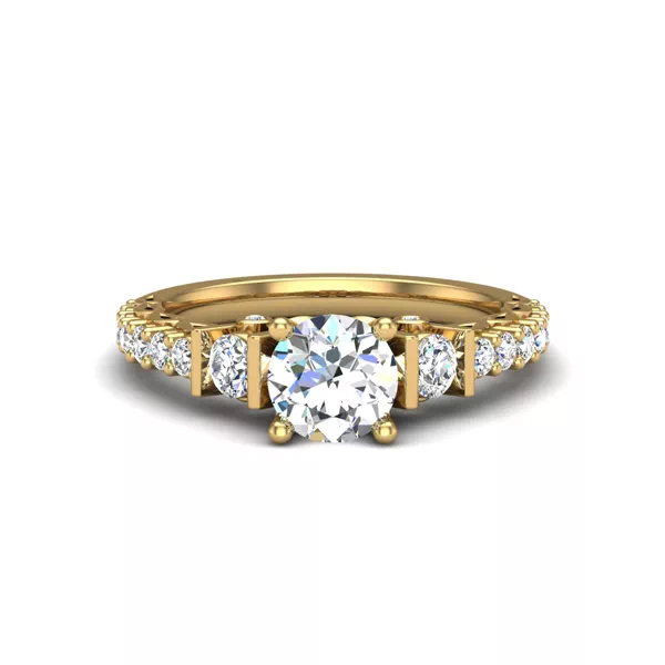 Paislee Accented Engagement Ring