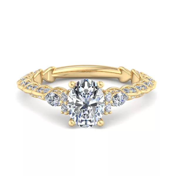 Cataleya Three-Stone Engagement Ring