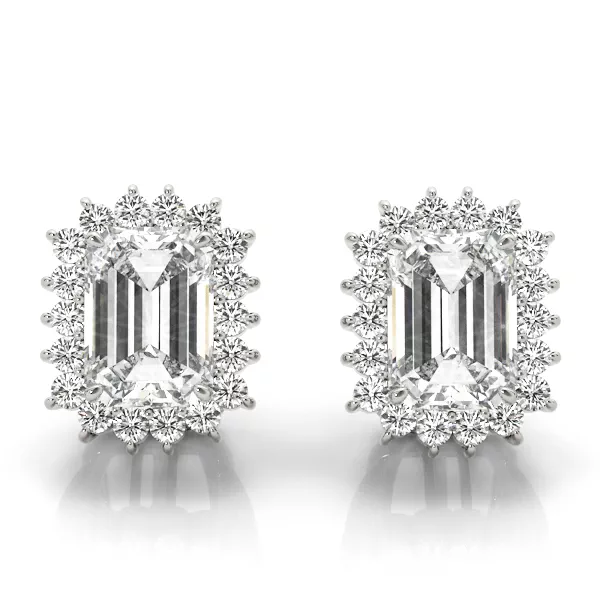 Setting Nikita Halo earrings