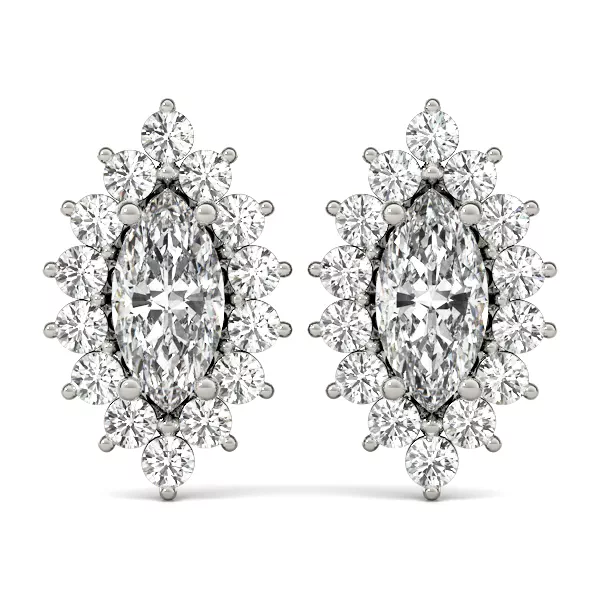 Setting Skyler Halo earrings