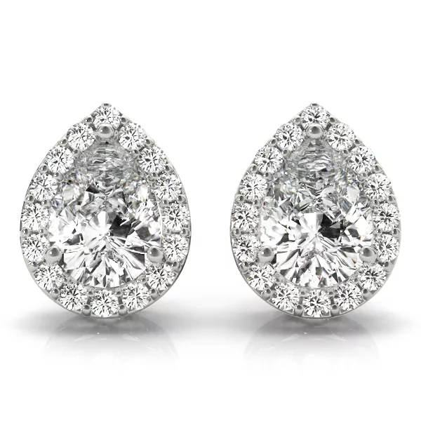 Setting Cassie Halo earrings