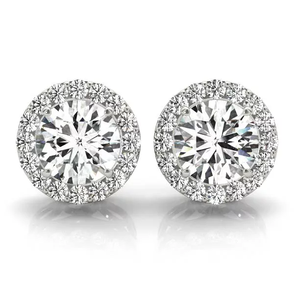 Setting Lucy Halo earrings