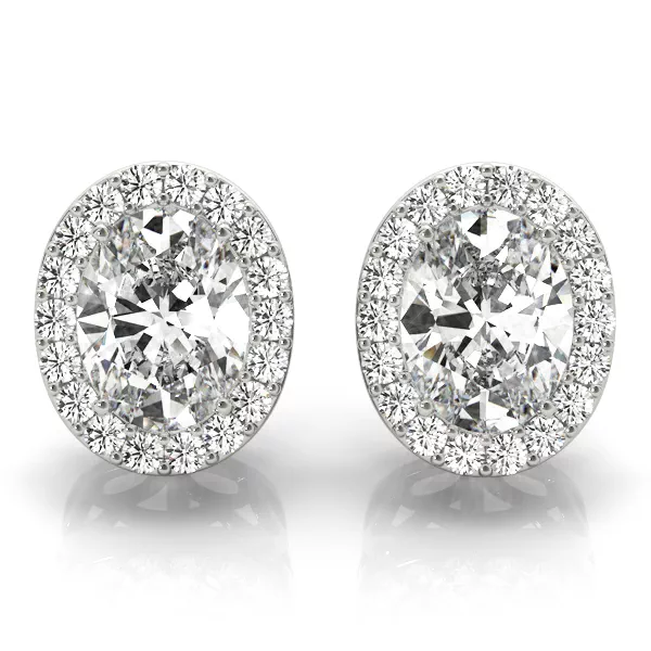 Setting Tristan Halo earrings