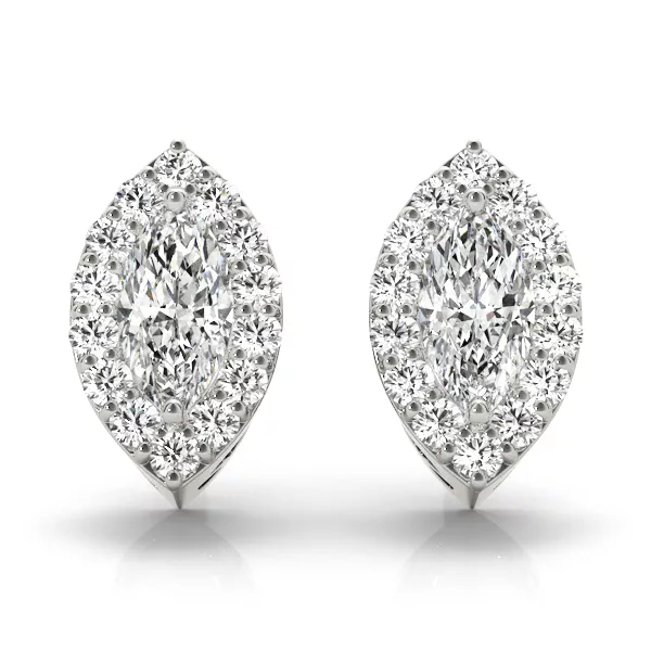 Setting Gwen Halo earrings