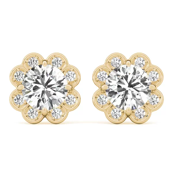 Blooming Halo Earrings