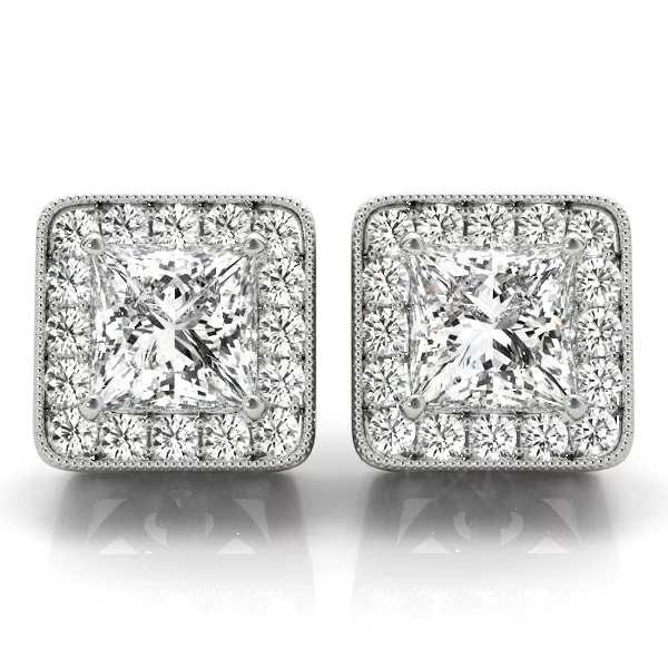 Setting Cameron Halo earrings