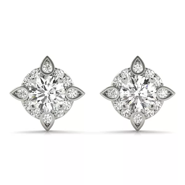 Setting Diane Halo earrings