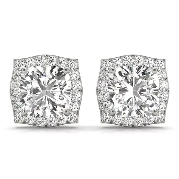 Setting Katie Halo earrings