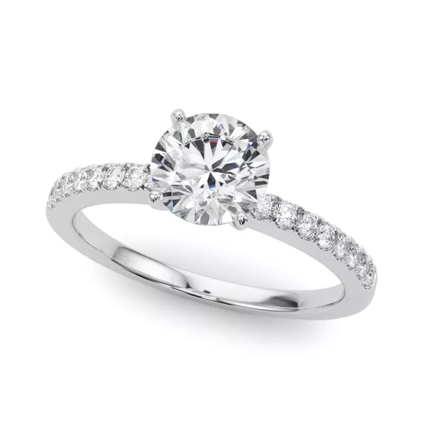 Maddison Pavé Diamond Engagement Ring