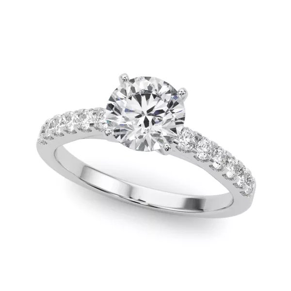 Della Classic Diamond Cathedral Engagement Ring