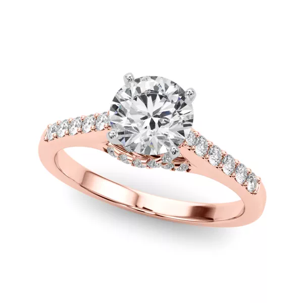 Navi Pavé Diamond Engagement Ring