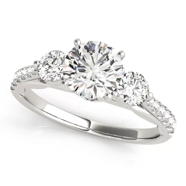 Jayla Three Stone Engagement Ring