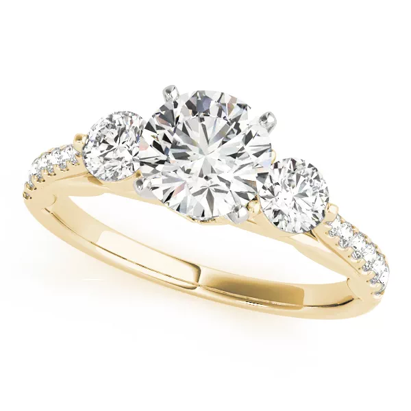 Jayla Three Stone Engagement Ring