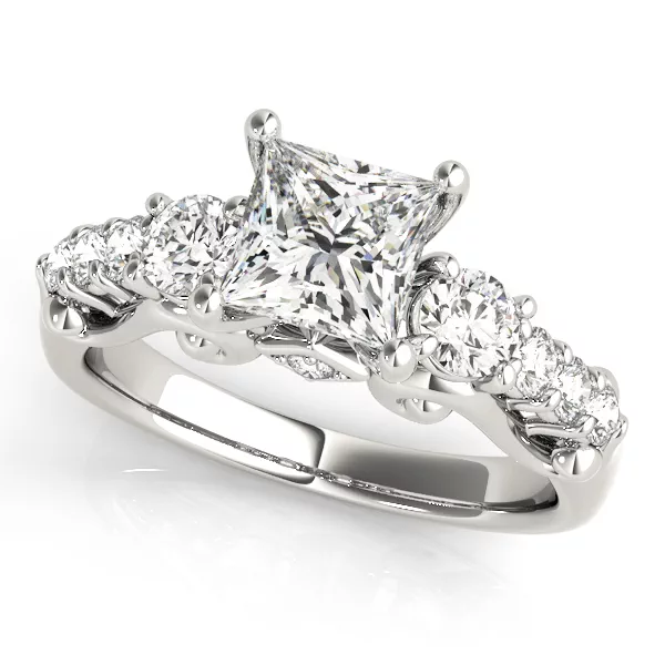 Everett Three Stone Engagement Ring