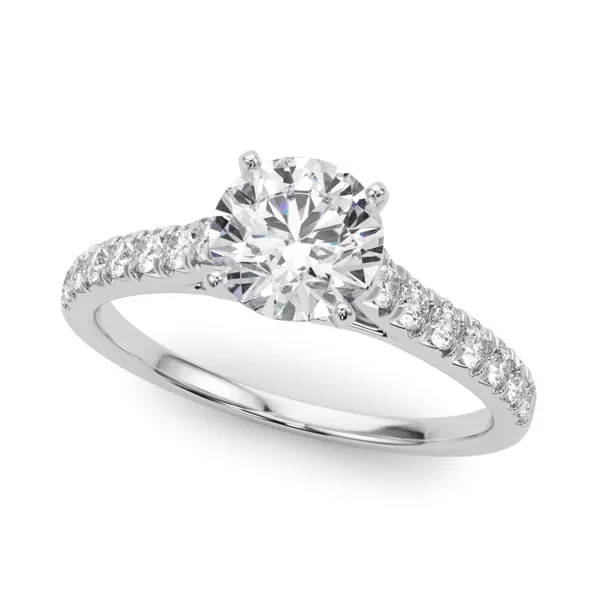 Rhya French Pavé Diamond Engagement Ring