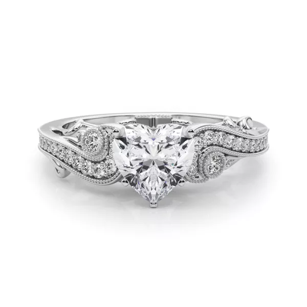 Carmel Vintage Inspired Lab Engagement Ring