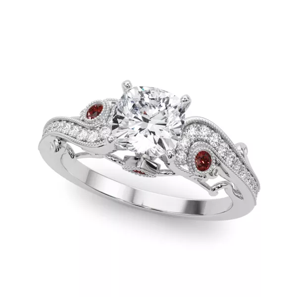 Setting Carmel Vintage Inspired Ruby
