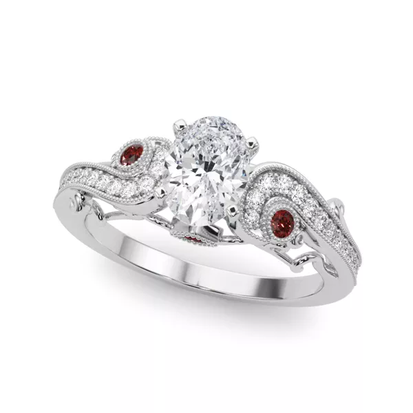 Setting Carmel Vintage Inspired Ruby
