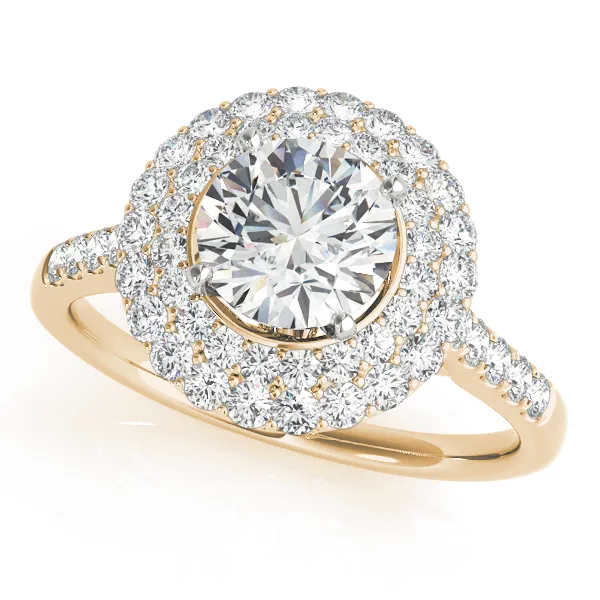 Arbor Double Halo Engagement Ring