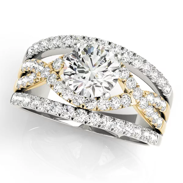 Ama Pavé Diamond Engagement Ring