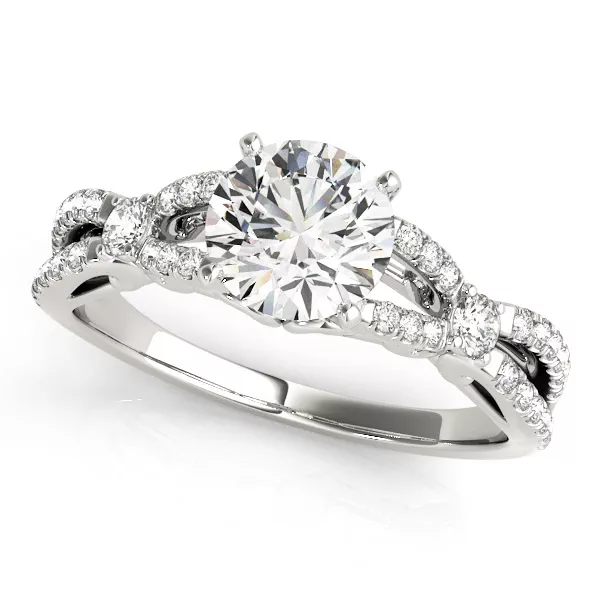 Charlize Pavé Diamond Engagement Ring