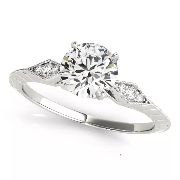 Isla 4 Prong Vintage Style Ring