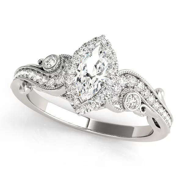 Azariah Halo Engagement Ring