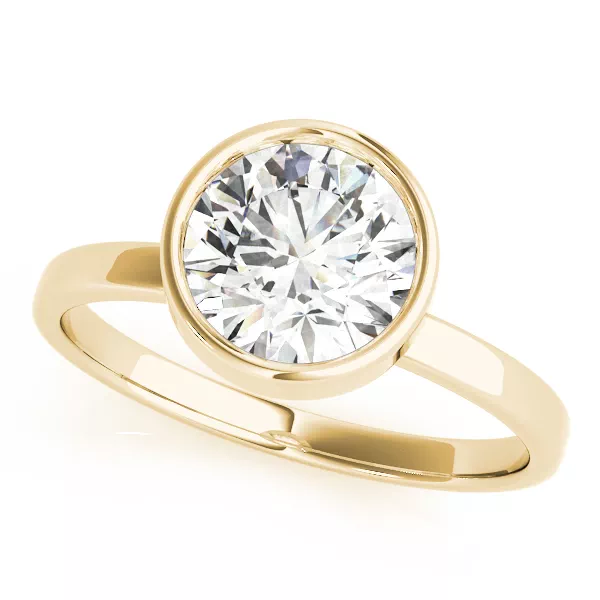 Tess Bezel Set Solitaire Engagement Ring