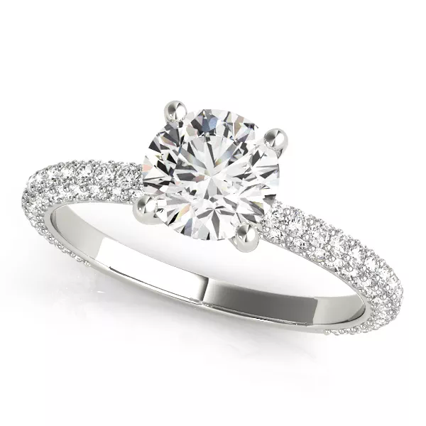 Naomi Pavé Engagement Ring