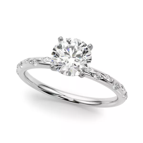 Constantine Scattered Diamond Engagement Ring