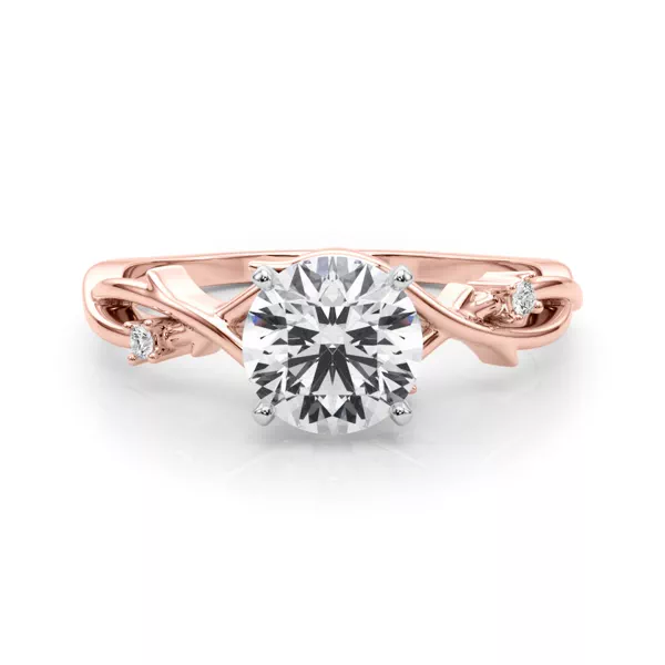 Vine Nature Inspired Engagement Ring