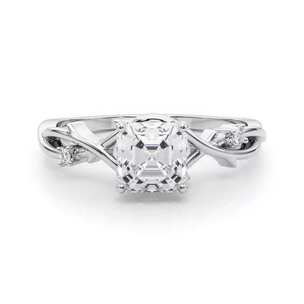 Vine Nature Inspired Engagement Ring