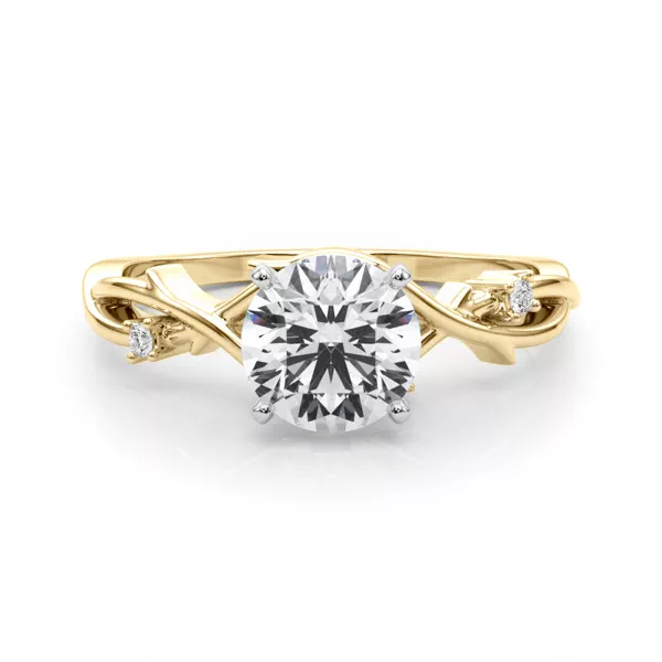 Vine Nature Inspired Engagement Ring