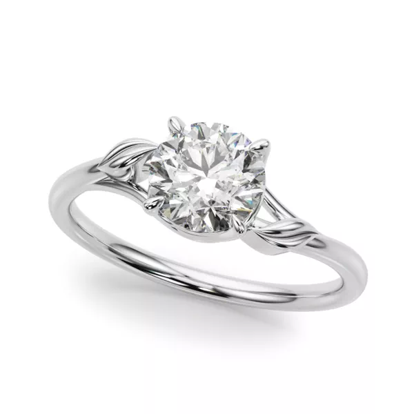 Alex Nature Inspired Solitaire Engagement Ring