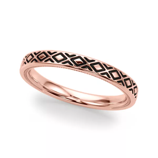 Peridorna Vintage Inspired Wedding Band