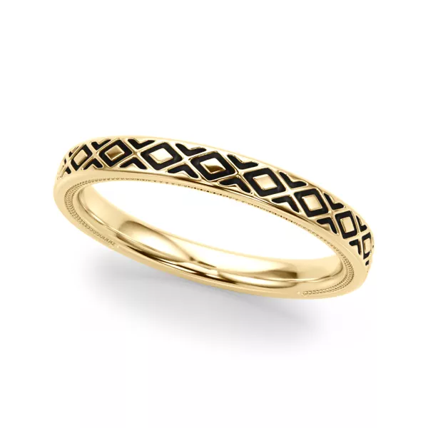 Peridorna Vintage Inspired Wedding Band