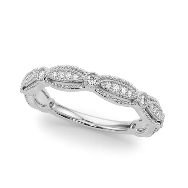 Topazia Vintage Inspired Wedding Band