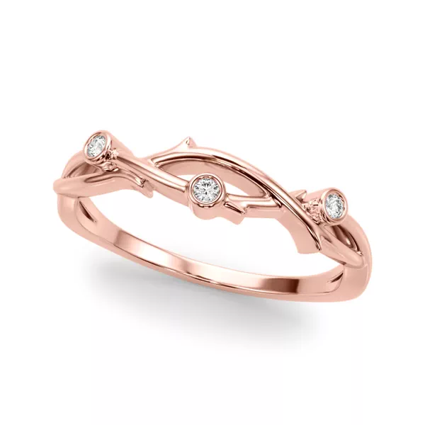 Inara Nature Inspired Wedding Band