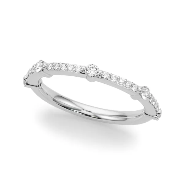 Zephrine Pave Station Diamond Band