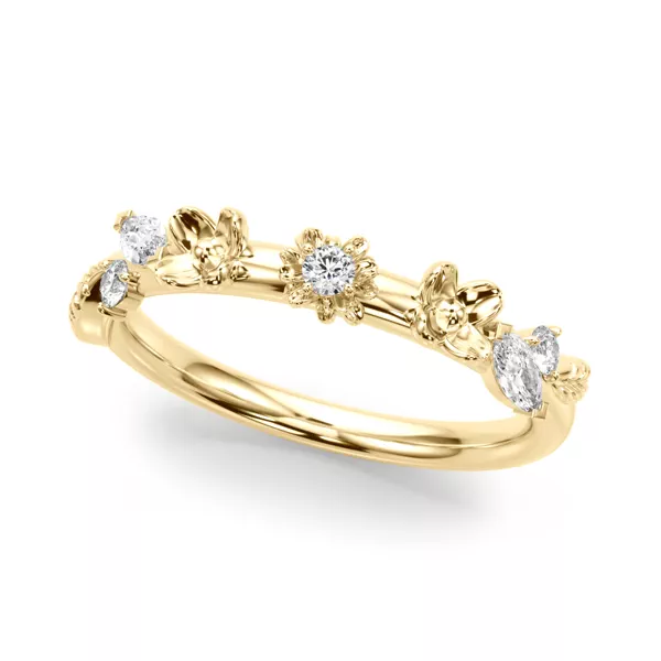 Tulum Floral Wedding Band