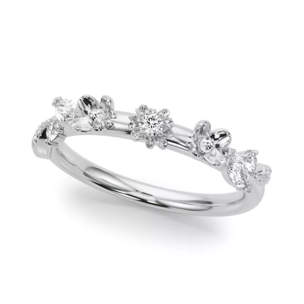 Tulum Floral Wedding Band